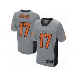 Nike Chicago Bears 17 Alshon Jeffery Grey Elite Shadow NFL Jersey