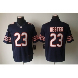 Nike Chicago Bears 23 Devin Hester Blue Limited NFL Jersey