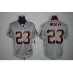 Nike Chicago Bears 23 Devin Hester Grey Elite Lights Out NFL Jersey