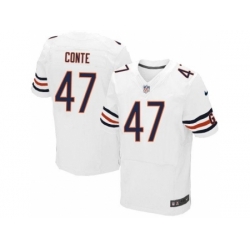 Nike Chicago Bears 47 Chris Conte White Elite NFL Jersey