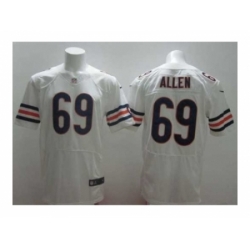 Nike Chicago Bears 69 Jared Allen white Elite NFL Jersey