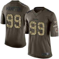 Nike Chicago Bears #99 Dan Hampton Green Men 27s Stitched NFL Limited Salute to Service Jersey