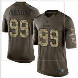 Nike Chicago Bears #99 Lamarr Houston Green Men 27s Stitched NFL Limited Salute to Service Jersey