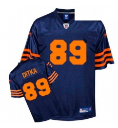 Reebok Chicago Bears 89 Mike Ditka BlueOrange 1940s Premier EQT Throwback NFL Jersey