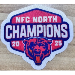 Chicago Bears 2025 AFC West Division Champions Patch II Biaog