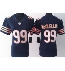 Women Nike Chicago Bears 99 Shea McClellin Blue LIMITED Jerseys