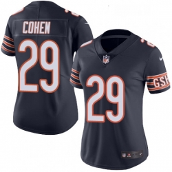 Womens Nike Chicago Bears 29 Tarik Cohen Elite Navy Blue Team Color NFL Jersey