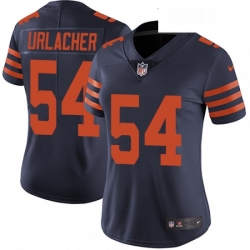 Womens Nike Chicago Bears 54 Brian Urlacher Elite Navy Blue Alternate NFL Jersey