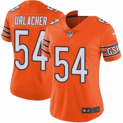 Womens Nike Chicago Bears 54 Brian Urlacher Limited Orange Rush Vapor Untouchable NFL Jersey