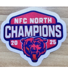 Chicago Bears 2025 AFC West Division Champions Patch II Biaog