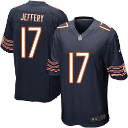 Nike NFL Chicago Bears #17 Alshon Jeffery Limited Youth Navy Blue Team Color Jersey