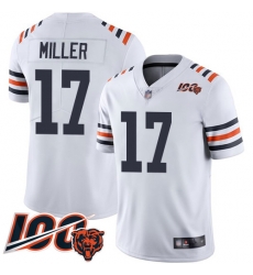 Youth Chicago Bears 17 Anthony Miller White 100th Season Limited Football Jersey