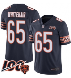 Youth Chicago Bears 65 Cody Whitehair Navy Blue Team Color 100th Season Limited Football Jersey