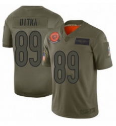 Youth Chicago Bears 89 Mike Ditka Limited Camo 2019 Salute to Service Football Jersey