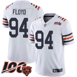 Youth Chicago Bears 94 Leonard Floyd White 100th Season Limited Football Jersey