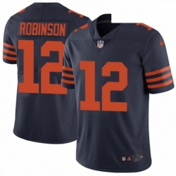 Youth Nike Chicago Bears 12 Allen Robinson Navy Blue Alternate Vapor Untouchable Limited Player NFL Jersey