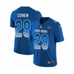 Youth Nike Chicago Bears 29 Tarik Cohen Limited Royal Blue NFC 2019 Pro Bowl NFL Jersey