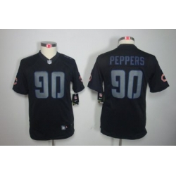 Youth Nike Chicago Bears #90 Julius Peppers Black jerseys[Impact Limited]