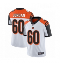 Mens Cincinnati Bengals 60 Michael Jordan White Vapor Untouchable Limited Player Football Jersey