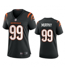 Women Cincinnati Bengals 99 Myles Murphy Black Stitched Game Jersey