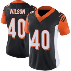 Women Nike Cincinnati Bengals 40 Brandon Wilson Black Jersey