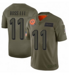 Womens Cincinnati Bengals 11 John Ross Limited Camo 2019 Salute to Service Football Jersey