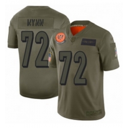 Womens Cincinnati Bengals 72 Kerry Wynn Limited Camo 2019 Salute to Service Football Jersey