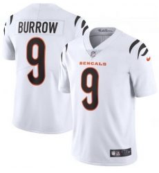 Youth Nike Cincinnati Bengals 9 Joe Burrow White Vapor Limited Jersey