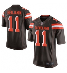 Nike Cleveland Browns #11 Travis Benjamin Brown Team Color Mens Stitched NFL New Elite Jersey