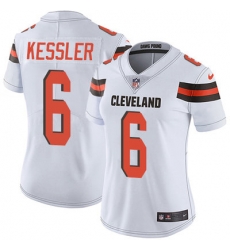 Nike Browns #6 Cody Kessler White Womens Stitched NFL Vapor Untouchable Limited Jersey