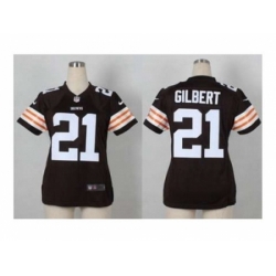 Nike Women Jerseys Cleveland Browns #21 Gilbert brown