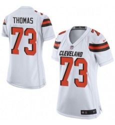 Womens Nike Cleveland Browns 73 Joe Thomas Game White NFL Jersey