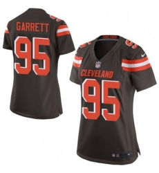 Womens Nike Cleveland Browns 95 Myles Garrett Game Brown Team Color NFL Jersey