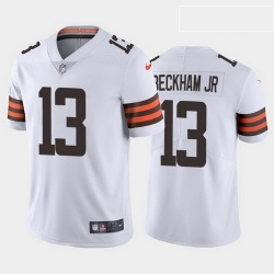 Youth Cleveland Browns 13 Odell Beckham Jr 2020 Alternate Vapor Limited Jersey White