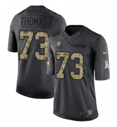 Youth Nike Cleveland Browns 73 Joe Thomas Limited Black 2016 Salute to Service NFL Jersey