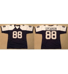 Men Dallas Cowboys 88 Drew Pearson Navy White Thanksgiving Stitched Football Jersey