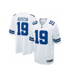 Nike Dallas Cowboys 19 Miles Austin White Game NFL Jersey