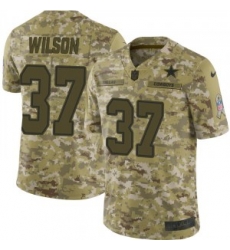 Nike Donovan Wilson Dallas Cowboys Limited Camo 2018 Salute to Service Jersey Men