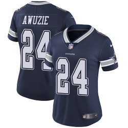 Nike Cowboys #24 Chidobe Awuzie Navy Blue Team Color Womens Stitched NFL Vapor Untouchable Limited Jersey