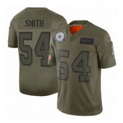 Womens Dallas Cowboys 54 Jaylon Smith Limited Camo 2019 Salute to Service Football Jersey