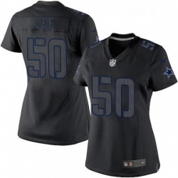 Womens Nike Dallas Cowboys 50 Sean Lee Limited Black Impact NFL Jersey