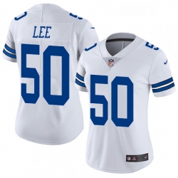 Womens Nike Dallas Cowboys 50 Sean Lee White Vapor Untouchable Limited Player NFL Jersey