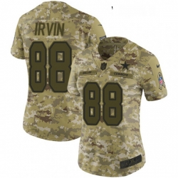 Womens Nike Dallas Cowboys 88 Michael Irvin Limited Camo 2018 Salute to Service NFL Jersey