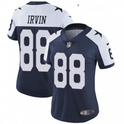 Womens Nike Dallas Cowboys 88 Michael Irvin Navy Blue Throwback Alternate Vapor Untouchable Limited Player NFL Jersey