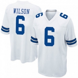 Youth Dallas Cowboys 6 Donavan Wilson White  Stitched Vapor Untouchable Limited Jerseys 