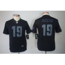 Youth Nike Dallas Cowboys 19# Miles Austin Black Impact Limited Jerseys