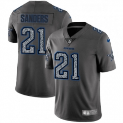 Youth Nike Dallas Cowboys 21 Deion Sanders Gray Static Vapor Untouchable Limited NFL Jersey