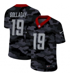 Detroit Lions 19 Kenny Golladay Men Nike 2020 Black CAMO Vapor Untouchable Limited Stitched NFL Jersey