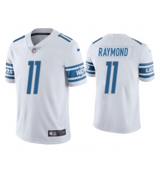 Men Detroit Lions 11 Kalif Raymond White Vapor Untouchable Limited Stitched Jersey