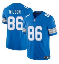 Men Detroit Lions 86 Cedrick Wilson Blue 2026 F U S E Vapor Limited Stitched Jersey Men Detroit Lions 86 Cedrick Wilson Blue 2026 F U S E Vapor Limited Stitched Jersey